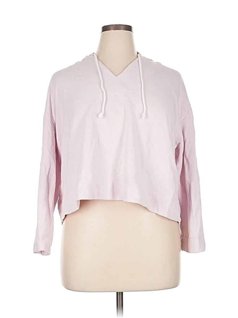 Pre-owned Ann Taylor Loft Outlet Sweatshirt In Pink