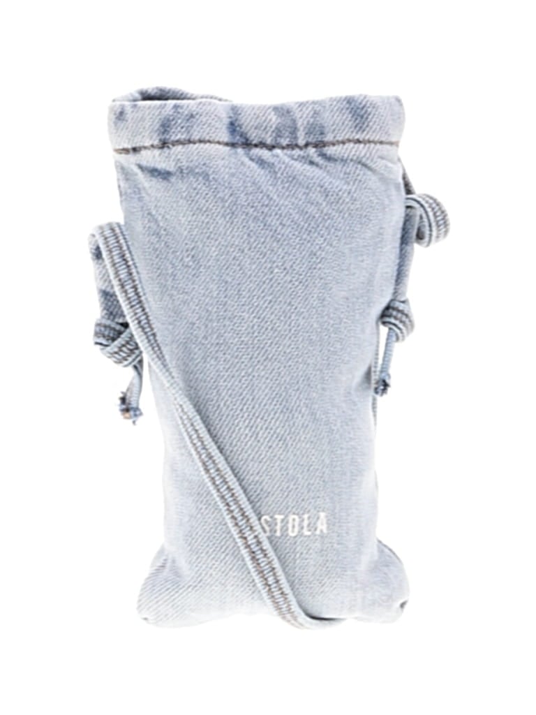 Pre-owned Pistola Crossbody Bag In Blue