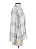Rails 100% Rayon Plaid Silver Long Sleeve Button-Down Shirt Size S - photo 4