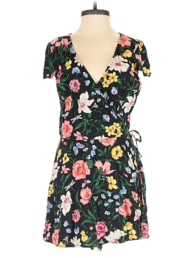 Pre-owned Hollister Romper In Black