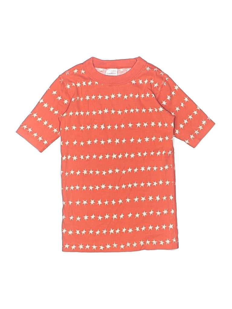 Pre-owned Hanna Andersson Kids' Short Sleeve T-shirt In Orange