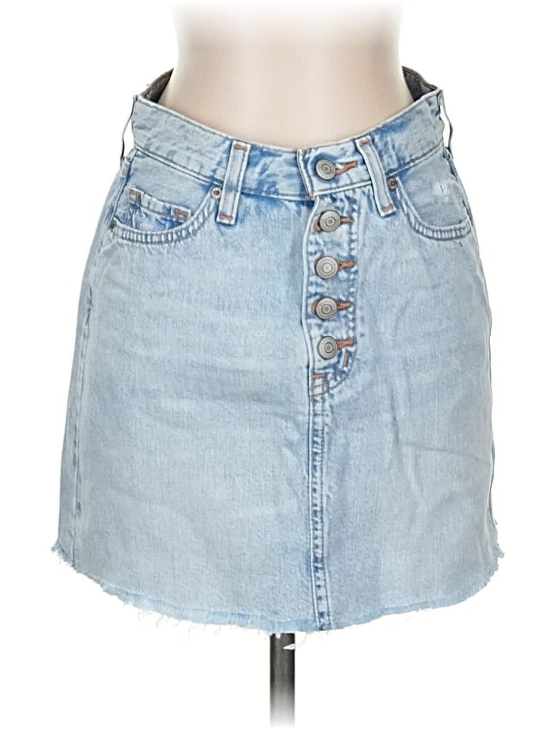 Click to view more detailed imagery on our partner's website Pre-owned Aéropostale Denim Skirt In Blue
