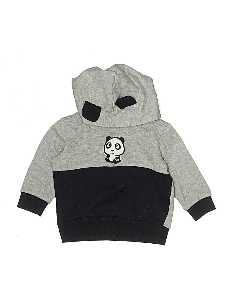Pre-owned Assorted Brands Babies' Pullover Hoodie In Gray