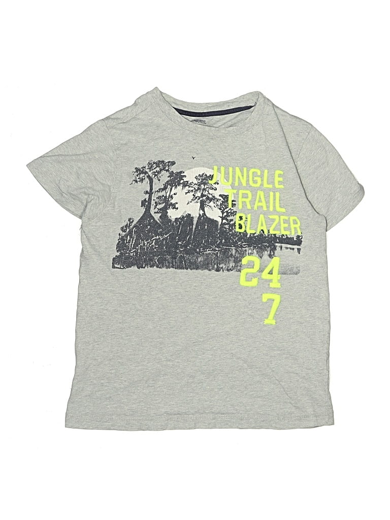Pre-owned Gymboree Kids' Short Sleeve T-shirt In Gray