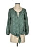 West Kei 100% Polyester Green Long Sleeve Blouse Size S - photo 1