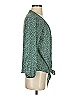 West Kei 100% Polyester Green Long Sleeve Blouse Size S - photo 4