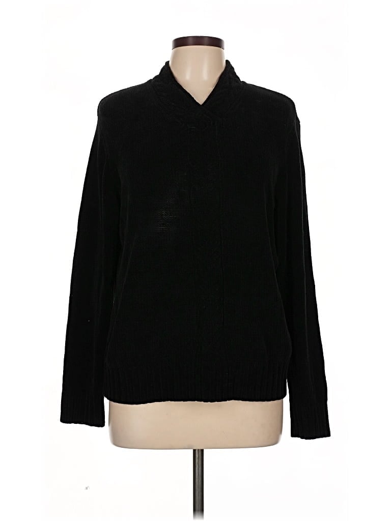 Click to view more detailed imagery on our partner's website Pre-owned Talbots Turtleneck Sweater In Black