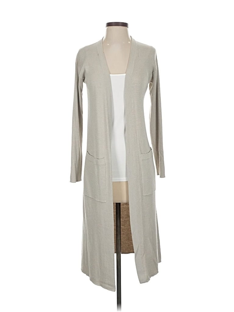 Pre-owned Worth New York Cardigan Sweater In Gray