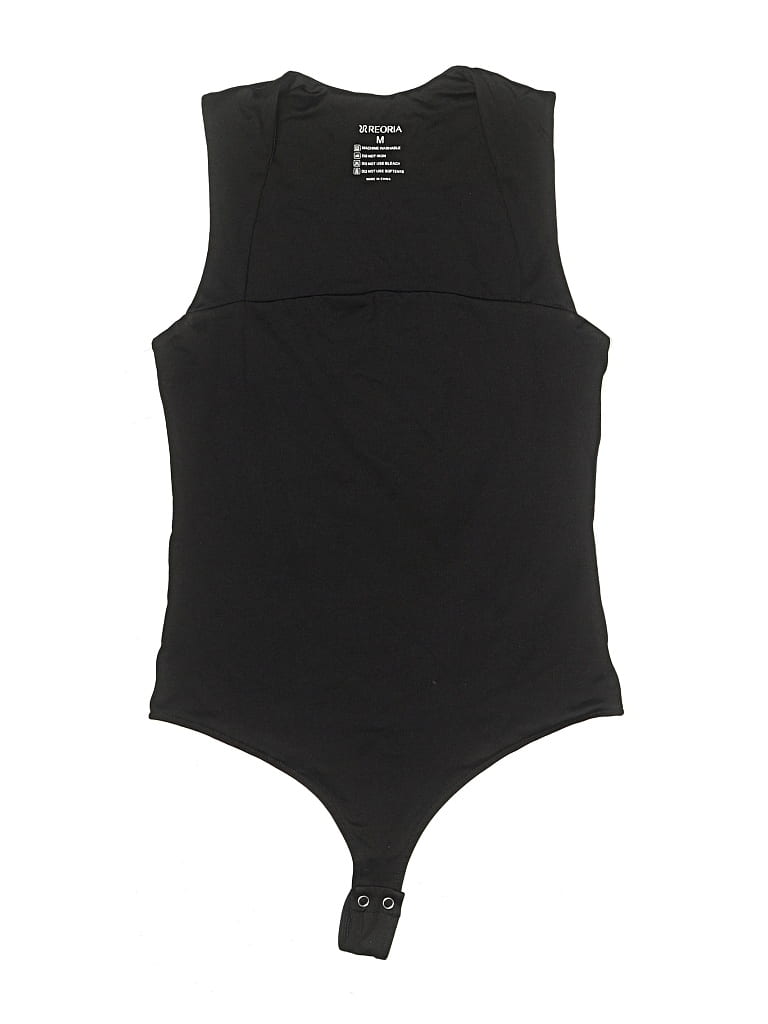 Pre-owned Reoria Bodysuit In Black