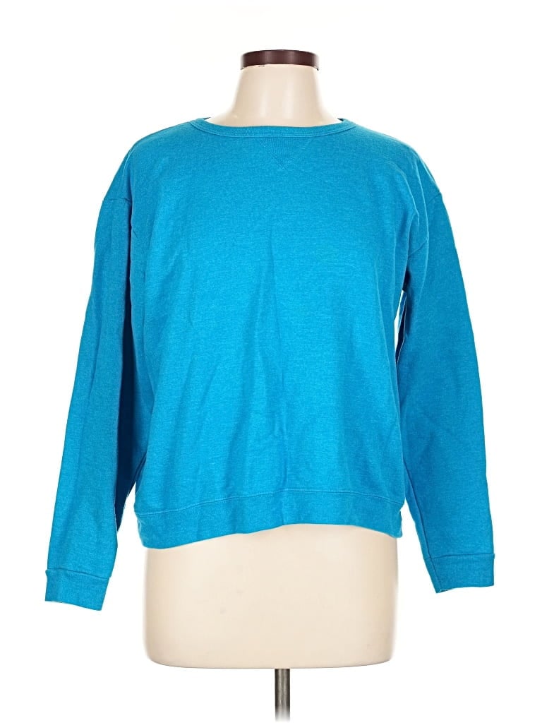 Click to view more detailed imagery on our partner's website Pre-owned Hanes Pullover Sweater In Blue
