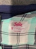 Justice Argyle Green Long Sleeve Button-Down Shirt Size 10 - photo 3