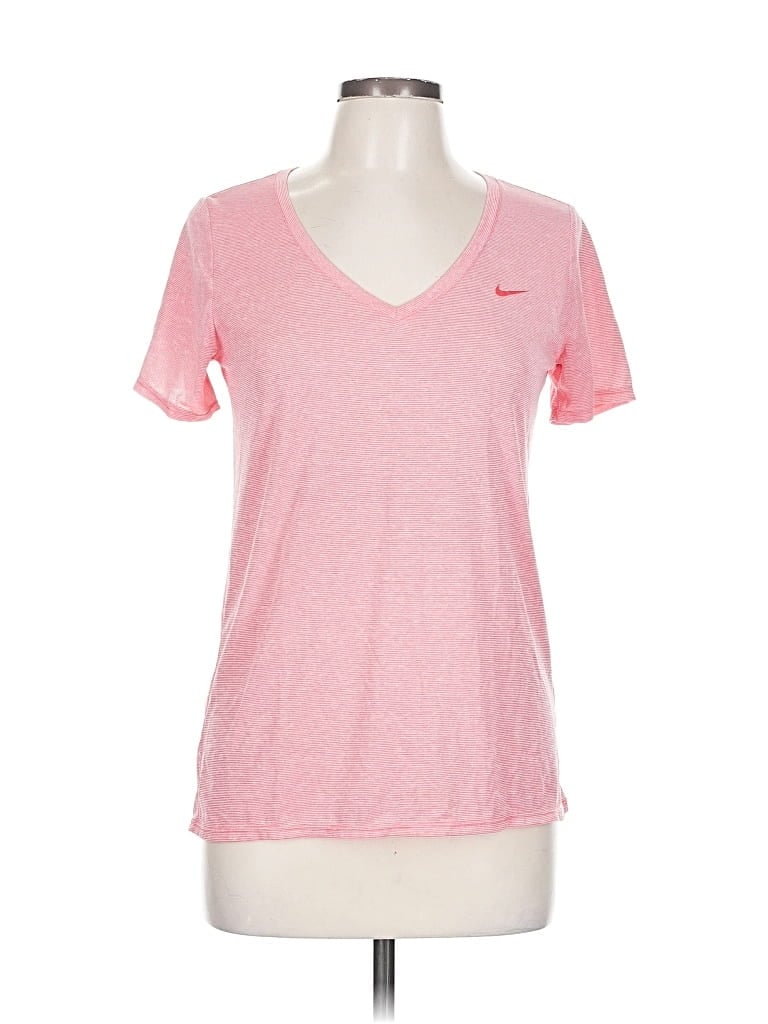 Pre-owned Nike Active T-shirt In Pink