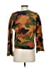 Madewell 100% Merino Wool Camo Orange Wool Pullover Sweater Size XXS - photo 2