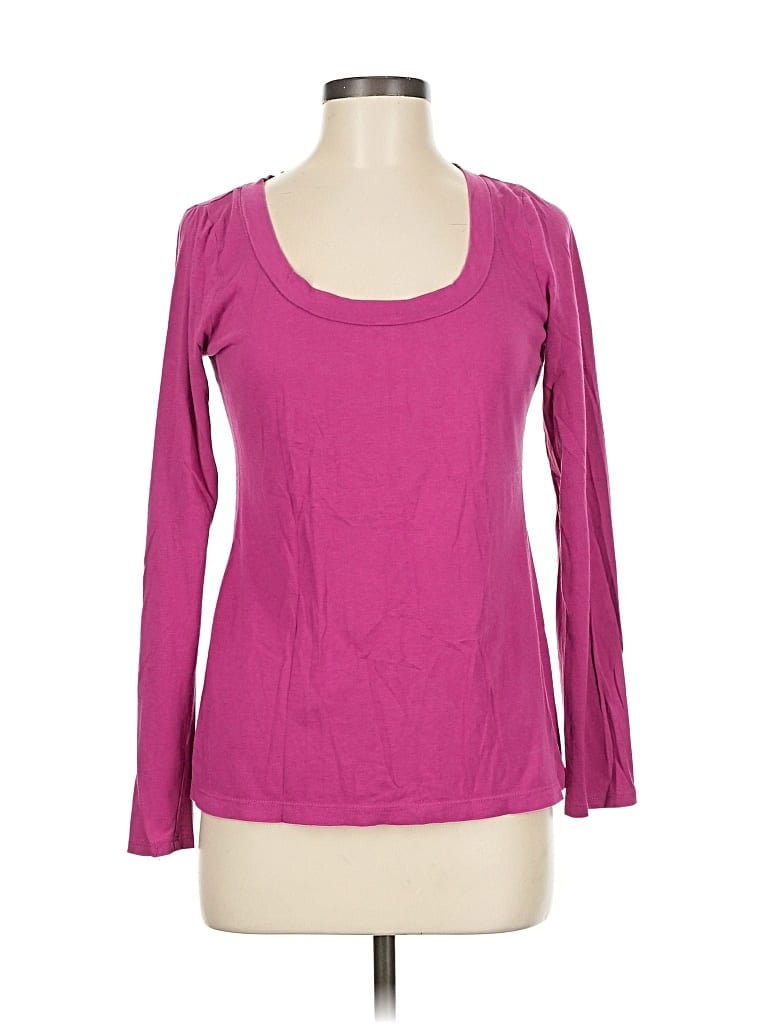 Pre-owned Ann Taylor Loft Outlet 3/4 Sleeve T-shirt In Pink
