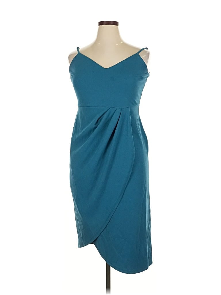 Pre-owned Mi Ami Cocktail Dress In Blue