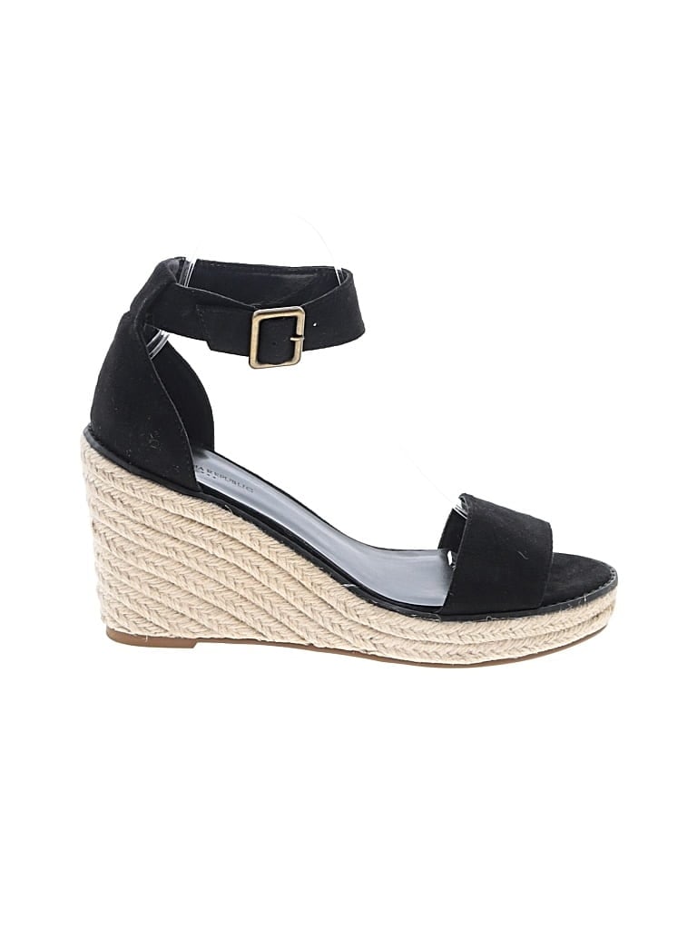 Pre-owned Banana Republic Factory Store Wedges In Black