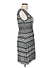 Max Studio Stripes Gray Casual Dress Size M - photo 4