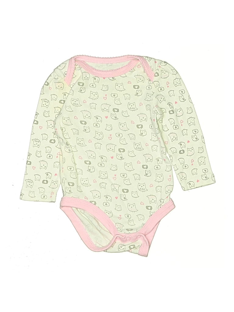 Pre-owned Circo Babies' Long Sleeve Onesie In Green