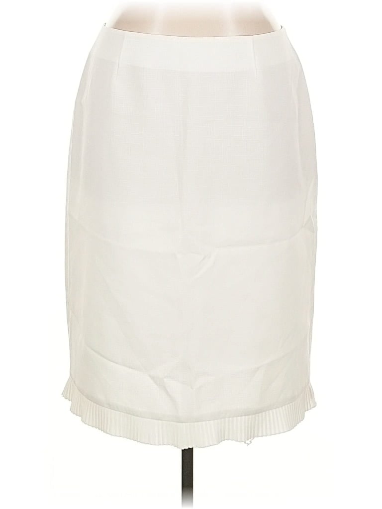 Pre-owned Unbranded Formal Skirt In White