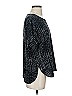 Lumiere 100% Polyester Black Short Sleeve Blouse Size S - photo 4