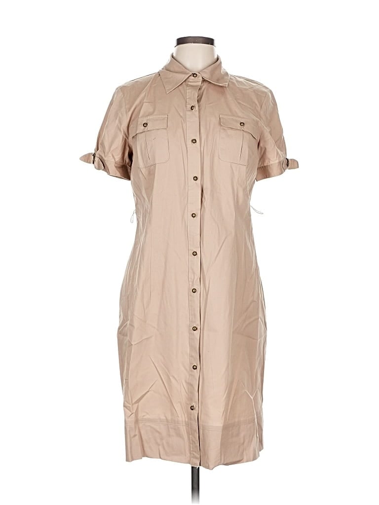 Pre-owned Agb Casual Dress In Brown