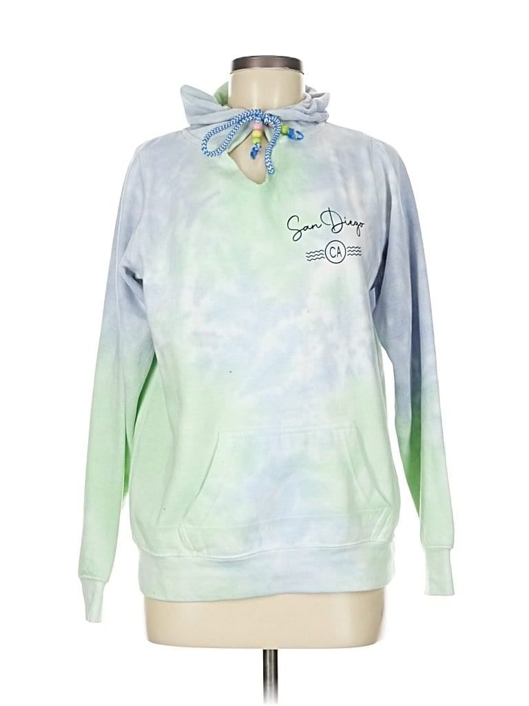 Pre-owned Assorted Brands Pullover Hoodie In Green