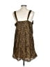 Unbranded 100% Polyester Animal Print Brown Casual Dress Size L - photo 2