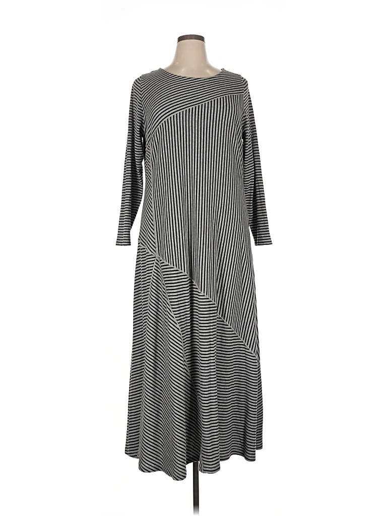 Pre-owned Soft Surroundings Casual Dress In Gray