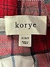 Korye 100% Rayon Plaid Red Long Sleeve Button-Down Shirt Size S - photo 7