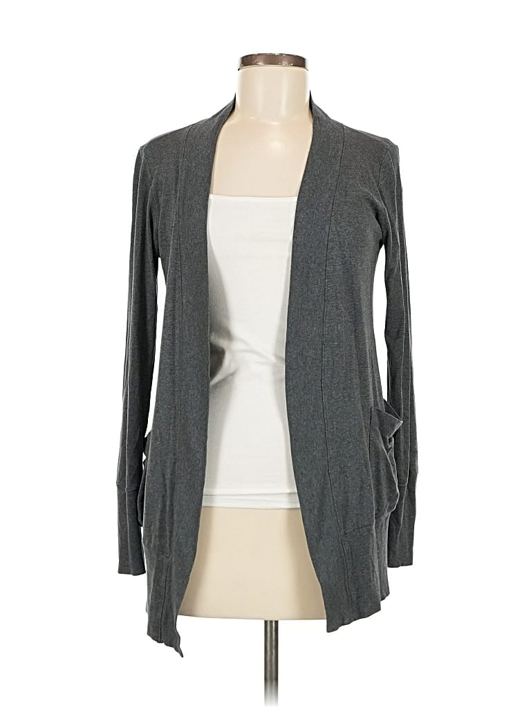 Pre-owned Splendid Cardigan Sweater In Gray