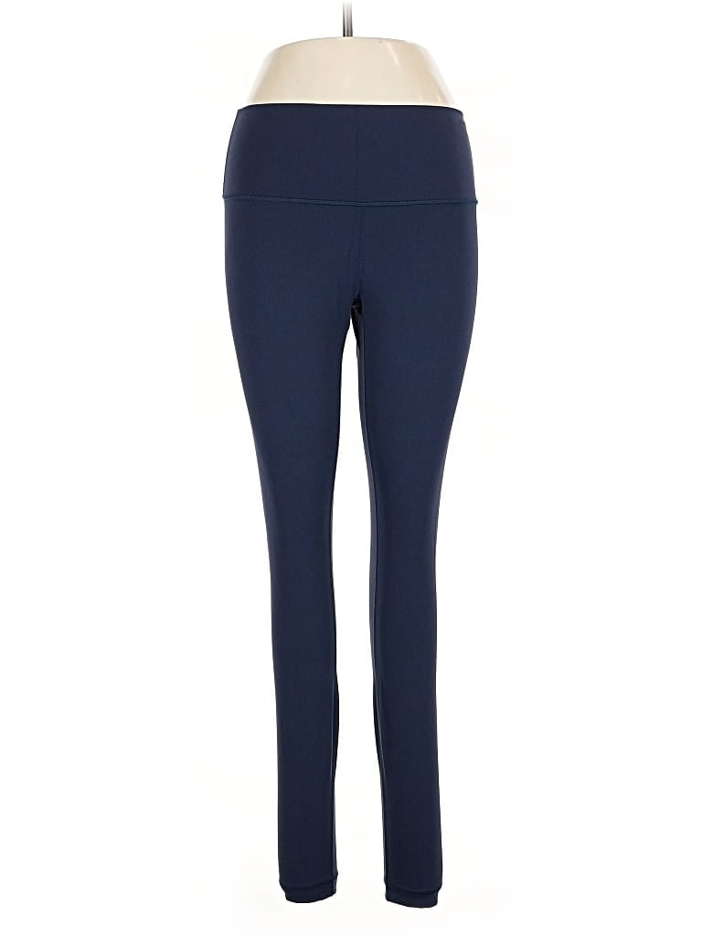 Pre-owned Lululemon Athletica Active Pants In Blue
