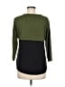 Vintage Rose Green 3/4 Sleeve Top Size M - photo 2