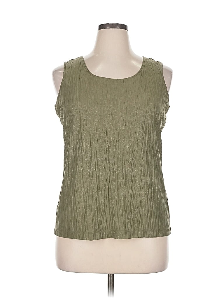 CHICO'S Pre-owned Sleeveless T-shirt In Green