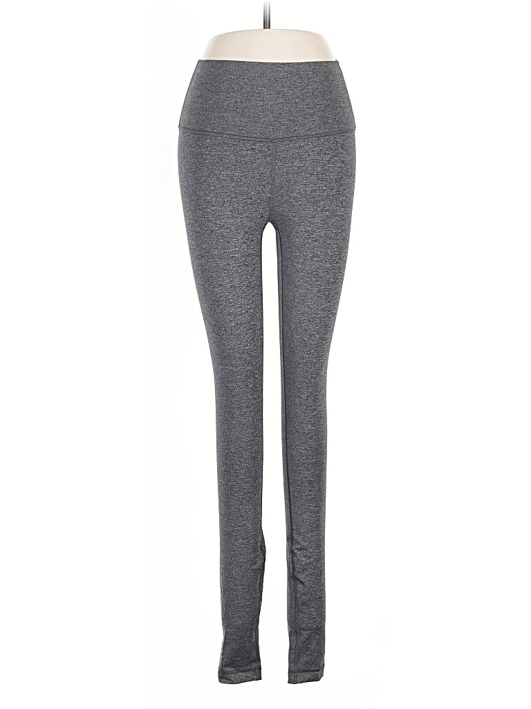 Pre-owned Lululemon Athletica Yoga Pants In Gray