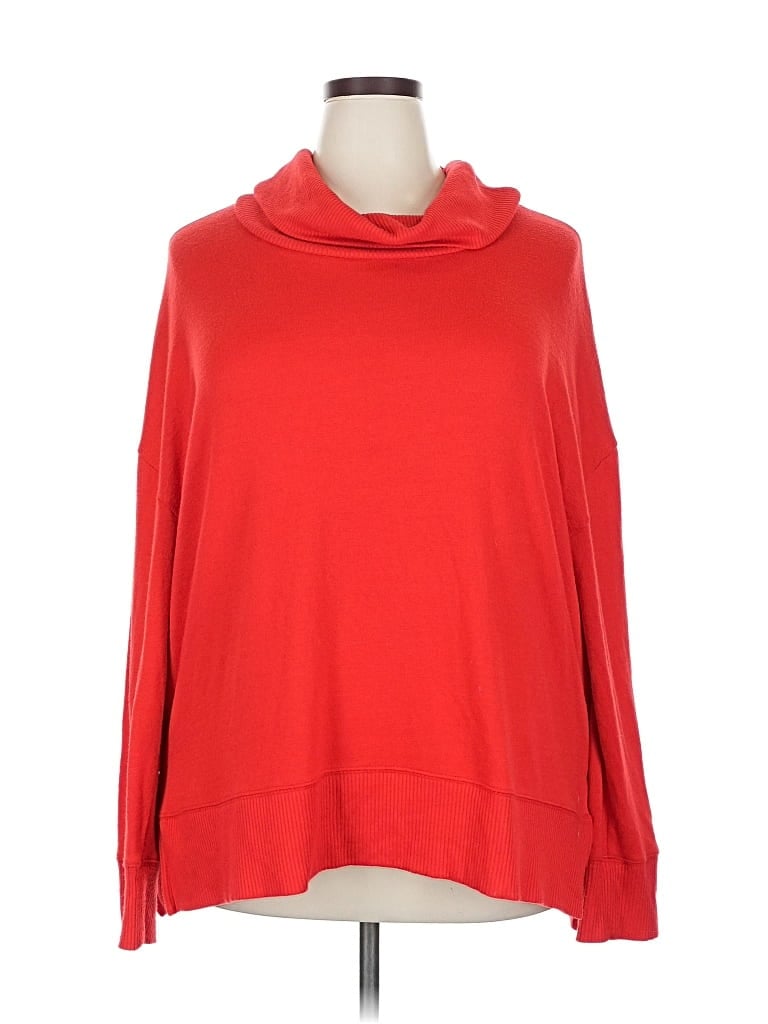 Pre-owned Gap Turtleneck Sweater In Red