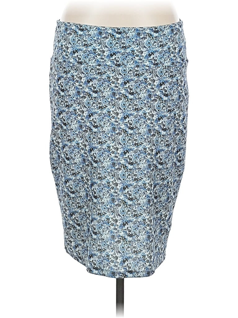 Pre-owned Lularoe Casual Skirt In Blue