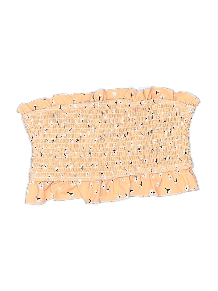 Pre-owned Unbranded Swimsuit Top Yellow Swimwear