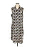 CAbi 100% Polyester Print Blue Casual Dress Size M - photo 1
