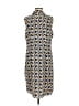 CAbi 100% Polyester Print Blue Casual Dress Size M - photo 2