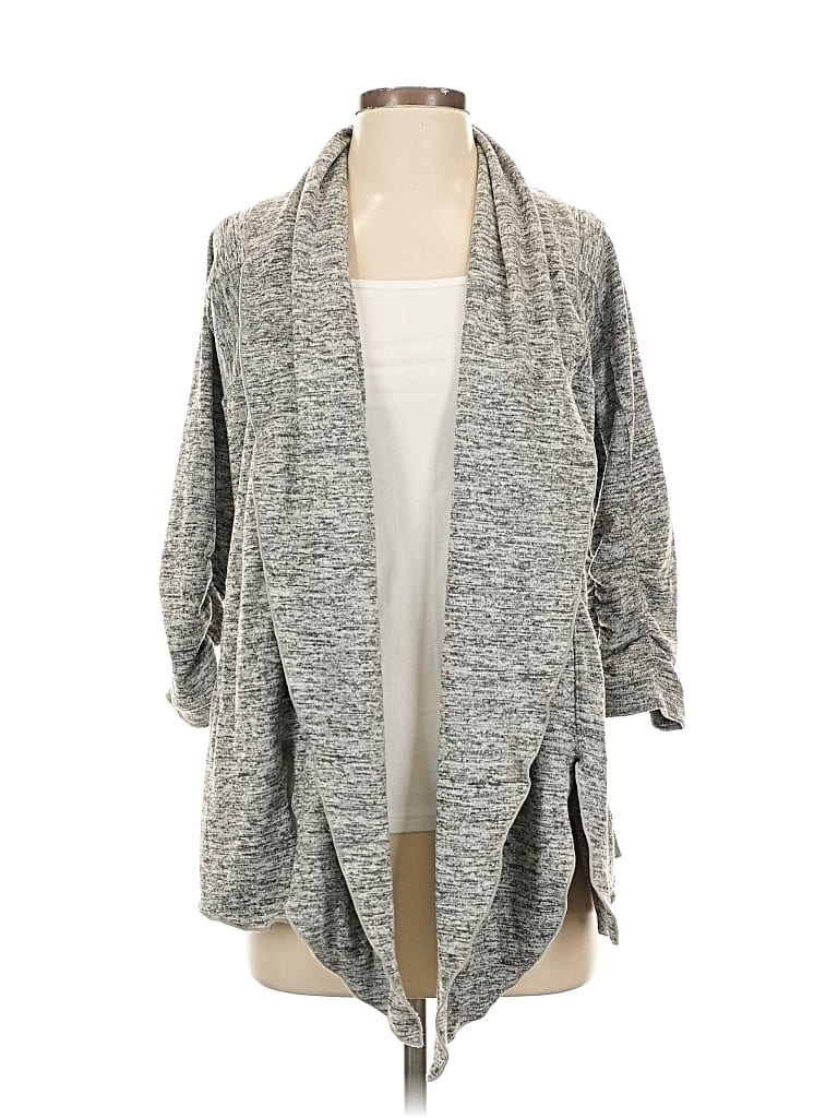 Click to view more detailed imagery on our partner's website Pre-owned Athleta Cardigan Sweater In Gray