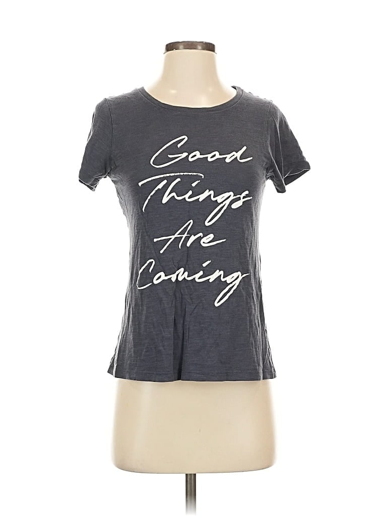 GRAYSON THREADS Pre-owned Short Sleeve T-shirt In Gray