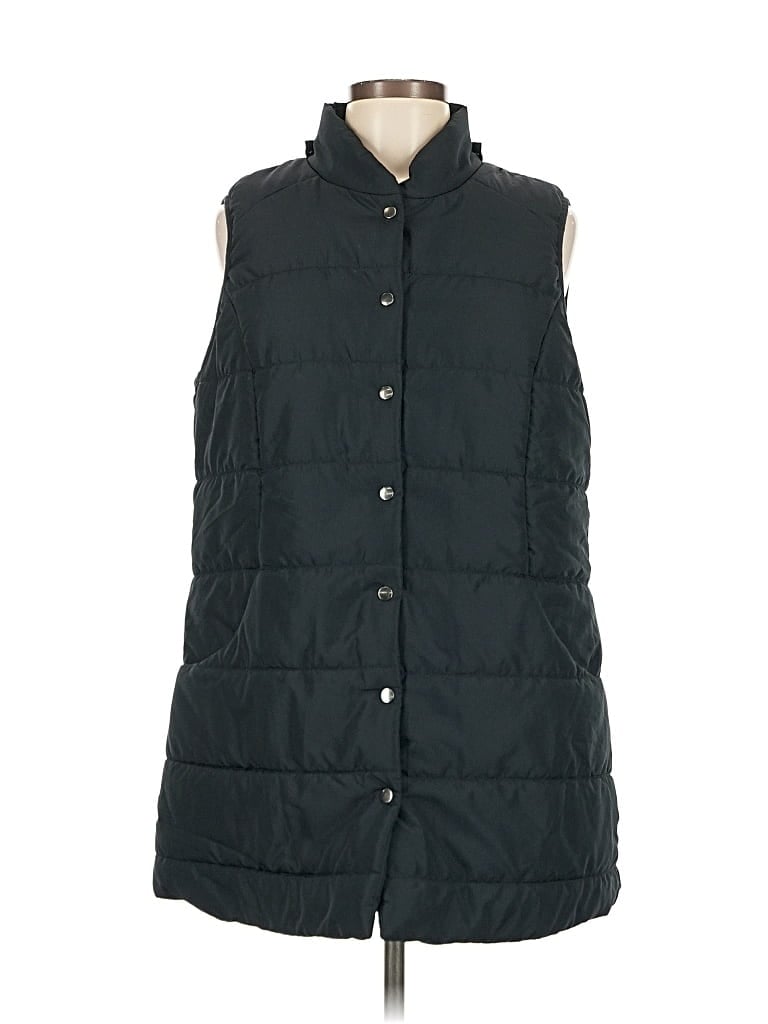 Pre-owned Coldwater Creek Vest In Black