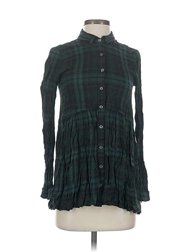 KIMCHI BLUE Pre-owned Long Sleeve Blouse In Green