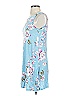 Unbranded Floral Blue Casual Dress Size S - photo 5
