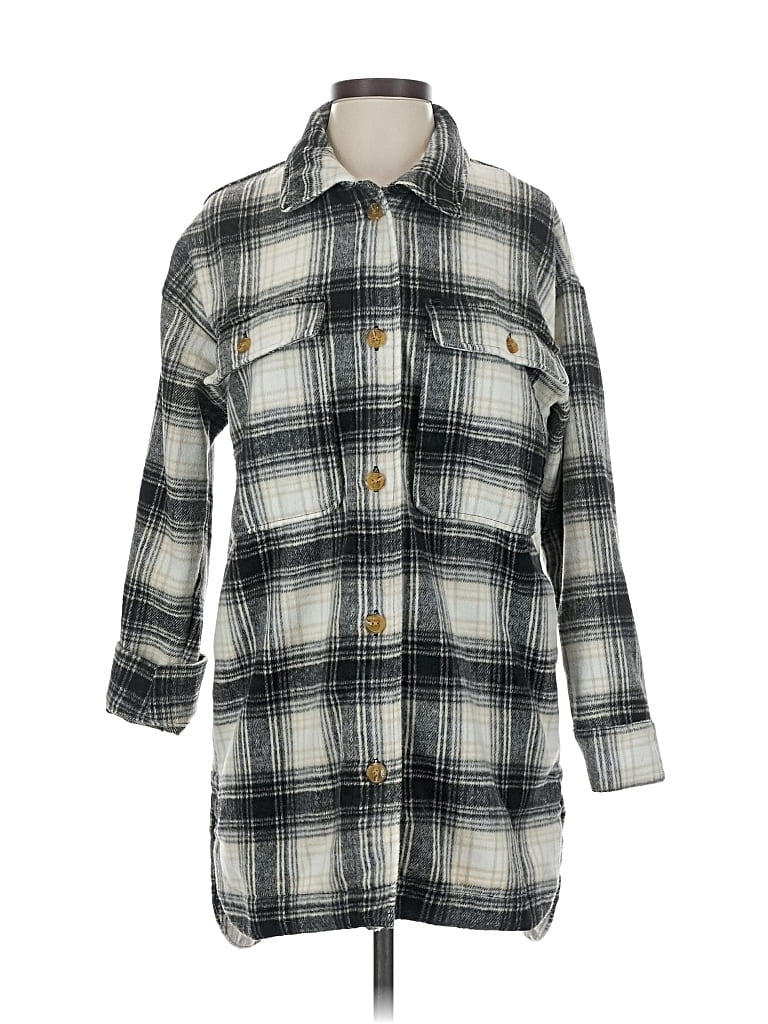 Pre-owned Banana Republic Coat In Gray