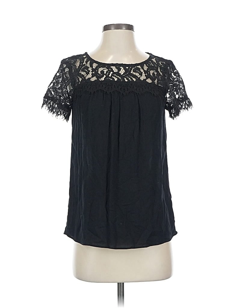 ELLA MOSS Pre-owned Short Sleeve T-shirt In Black