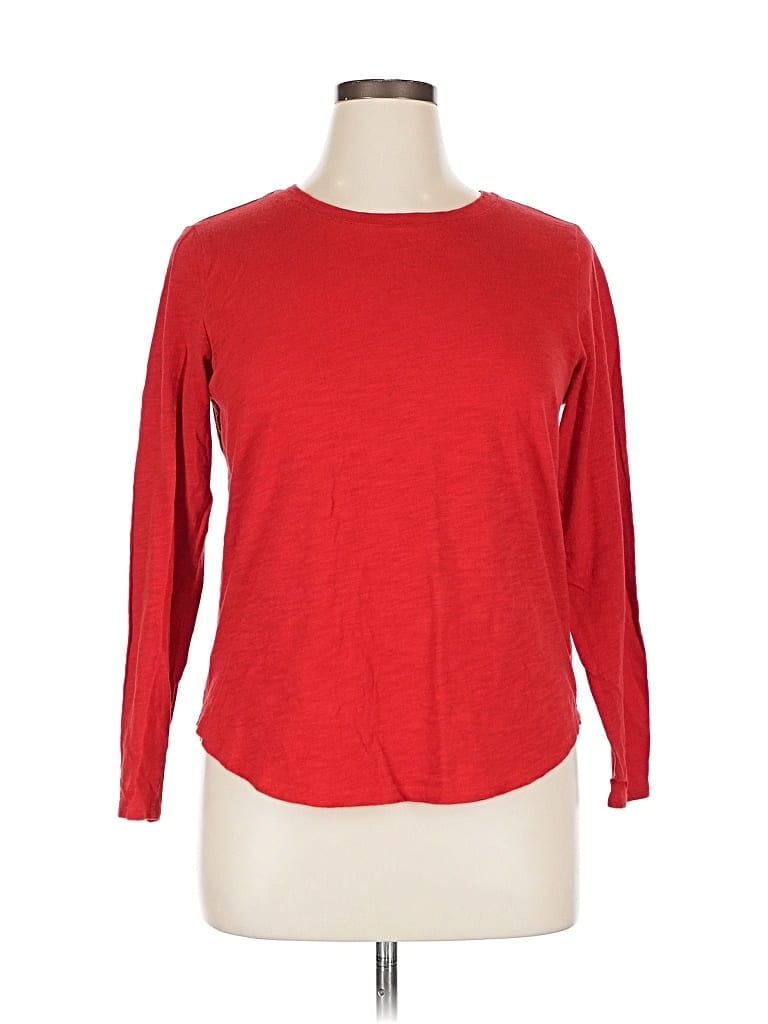 Pre-owned Old Navy 3/4 Sleeve T-shirt In Red