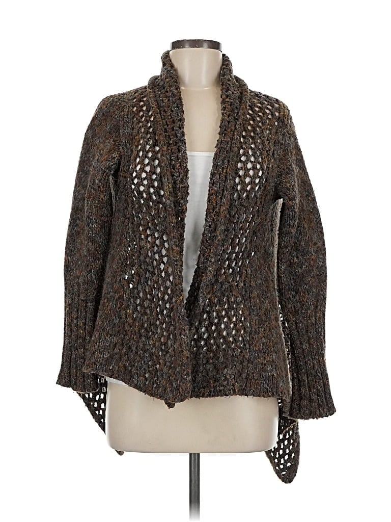 Pre-owned Sisley Paris Cardigan Sweater In Brown