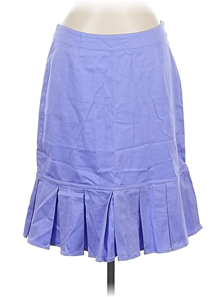 Pre-owned Christopher & Banks Formal Skirt In Blue