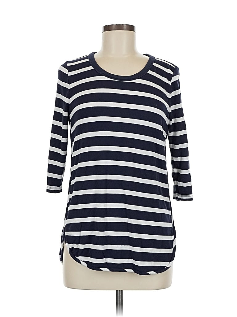 MARKET & SPRUCE Pre-owned 3/4 Sleeve T-shirt In Blue